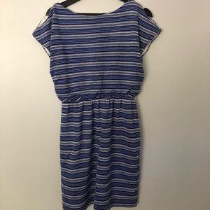 Blue above the knee dress